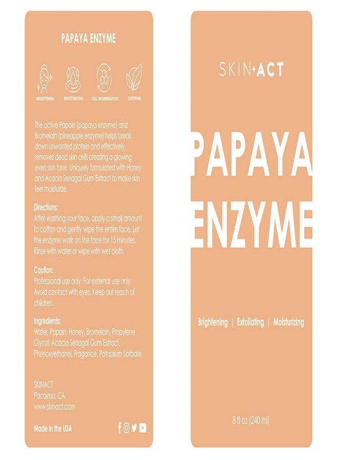 SKINACT Papaya Enzyme Mask By Skin Act (8oz) - Image 3